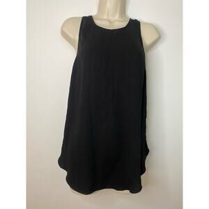 Wilfred black tank top with hidden zipper on back. Size Medium. Gently Used